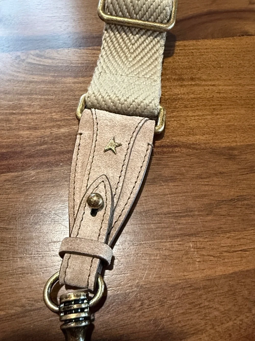Golden Goose Suede Leather Crossbody Purse